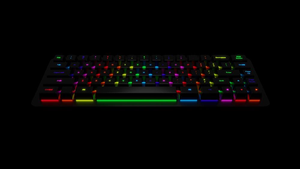 Demoprodukt - ProMech X65 RGB mekanisk gaming-tastatur